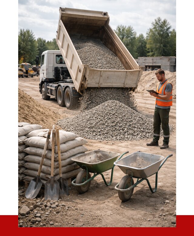 Доставка нерудных материалов в Борзе от 1236 руб. | ПРОНЕРУДБря