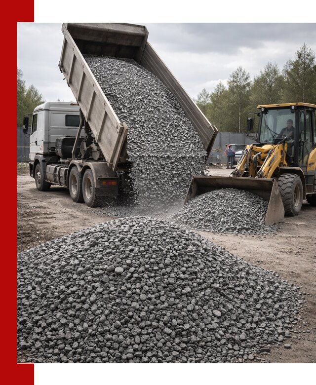 Доставка и продажа щебня гранитного в Борзе