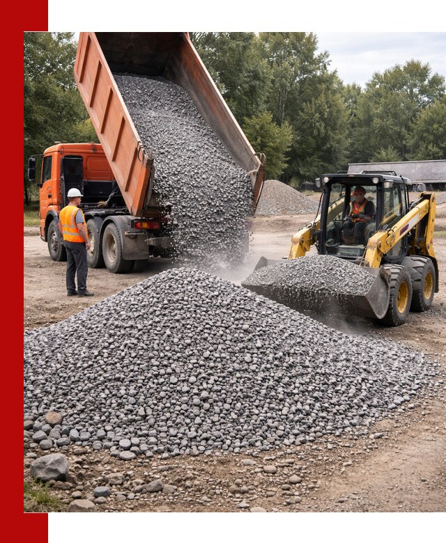 Купить гранитный щебень фракции 5–10 в Борзе с доставкой