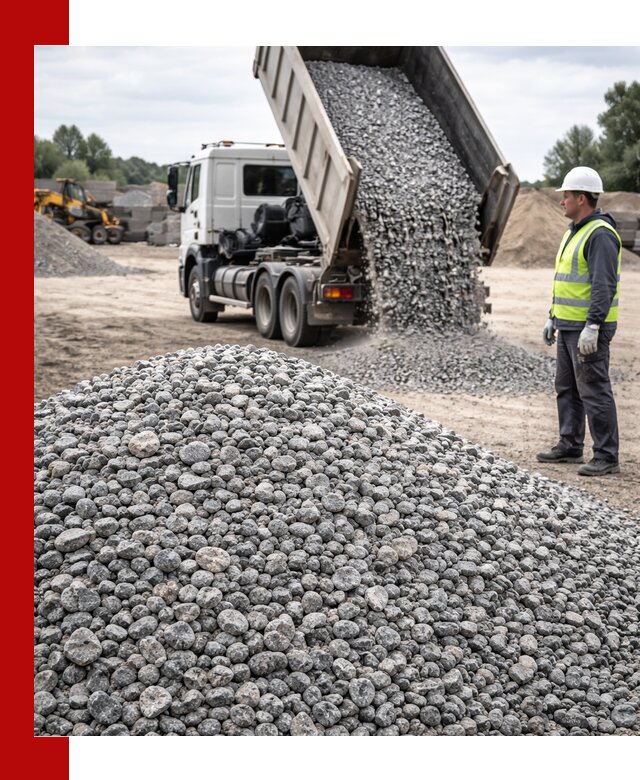 Доставка и продажа гранитного щебня фракции 5-20 в Борзе