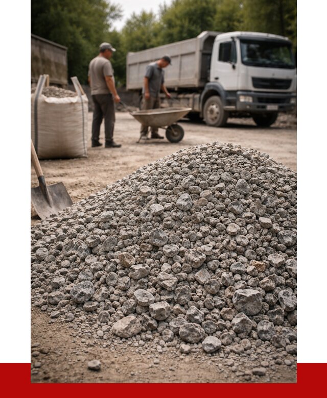 Гранитный щебень фракция 20-40 в Борзе от 3296 руб. ПРОНЕРУДБря