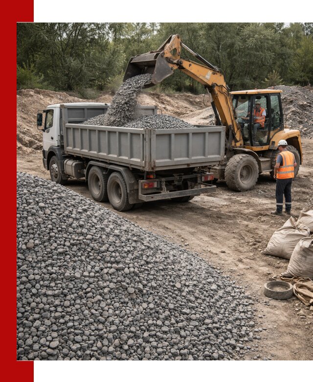 Доставка гравийного щебня в Борзе оптом и в розницу