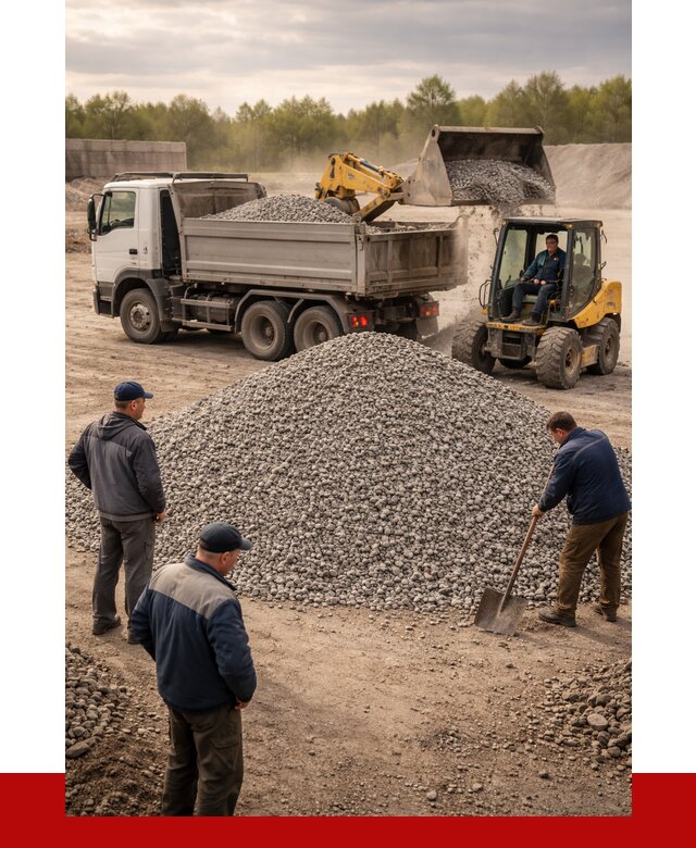 Гравийный щебень фракция 5-20 в Борзе от 2472 р. ПРОНЕРУДБря
