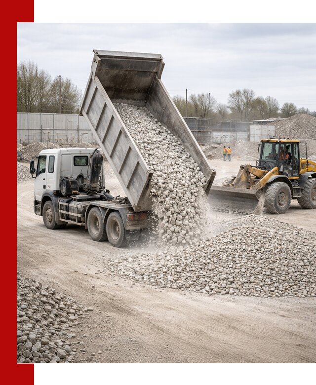 Доставка и продажа известнякового щебня в Борзе