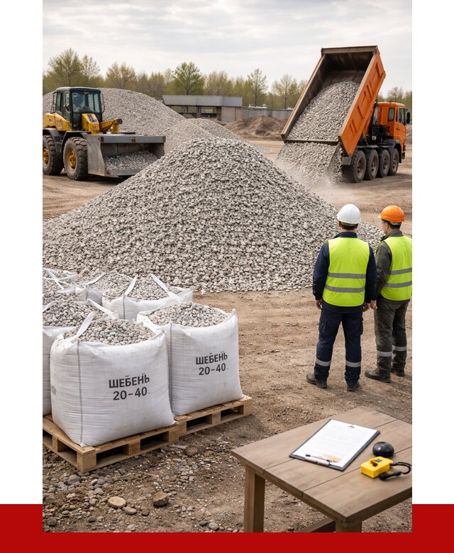 Известняковый щебень 20-40 в Борзе от 2163 р. ПРОНЕРУДБря