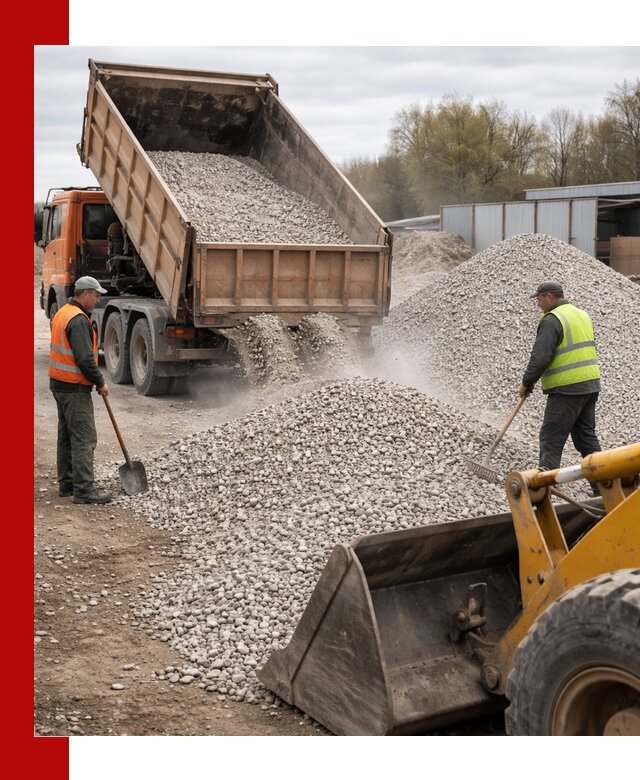Доломитовый щебень фракции 5-20 с доставкой в Борзе
