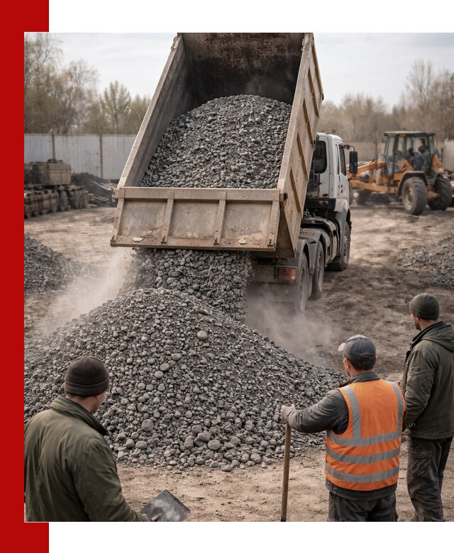Доставка шлакового щебня в удобные сроки по выгодной цене в Борзе