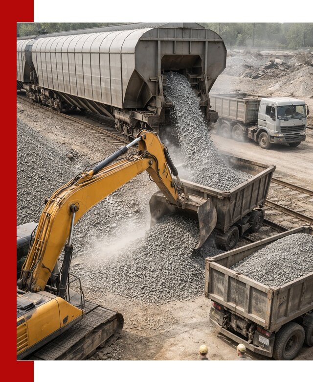 Доставка железнодорожного щебня в Борзе крупными партиями быстрого отгруза