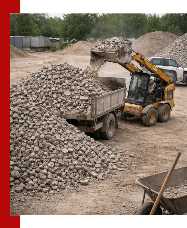 Доставка вторичного щебня в Борзе для строительных работ