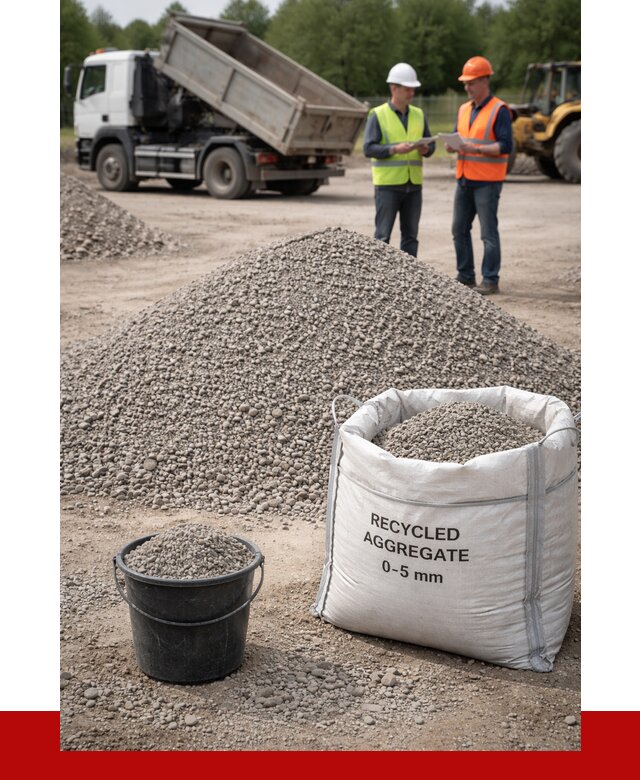 Вторичный щебень фракция 0-5 в Борзе от 1648 р. ПРОНЕРУДБря