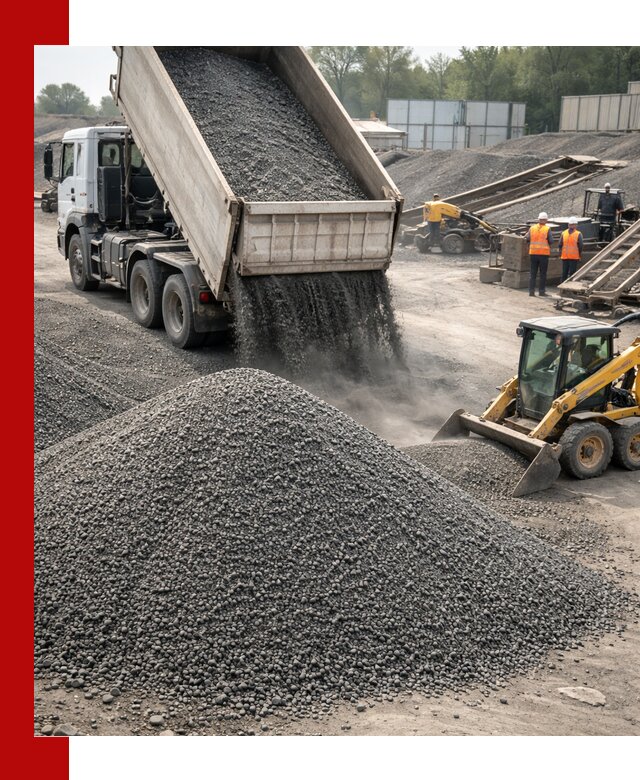 Вторичный щебень фракция 0–5 с доставкой в Борзе