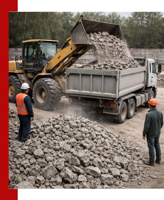 Вторичный щебень фракция 70–150 в Борзе с доставкой