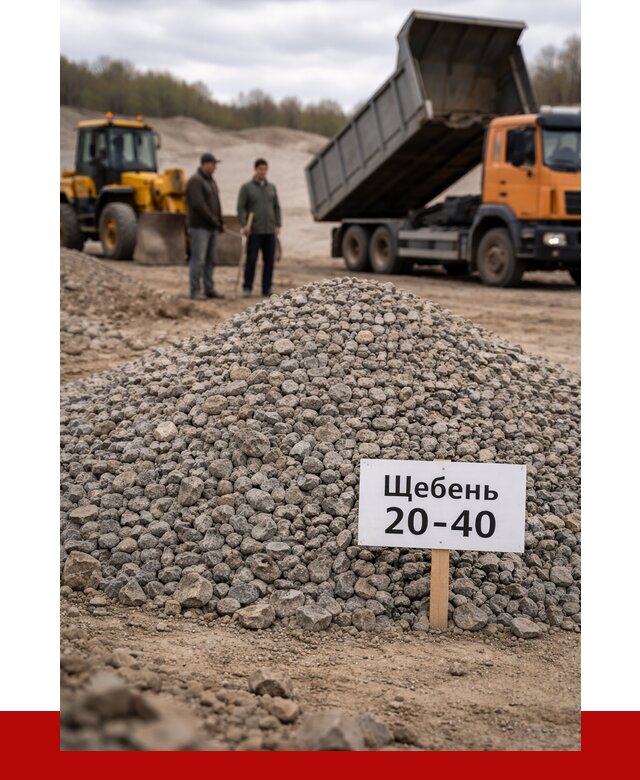 Бетонный щебень фракция 20-40 в Борзе от 2524 р. | ПРОНЕРУДБря