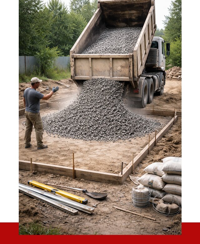 Купить щебень для фундамента в Борзе от 4635 р. | ПРОНЕРУДБря