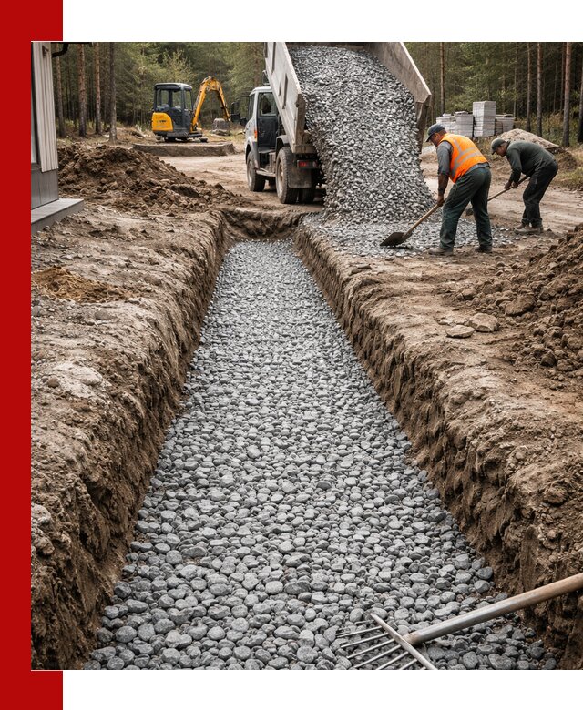 Щебень для дренажа с доставкой в Борзе высокого качества