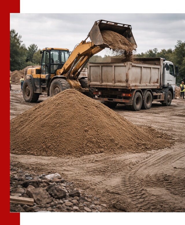 Доставка речного песка навалом в Борзе быстро и выгодно