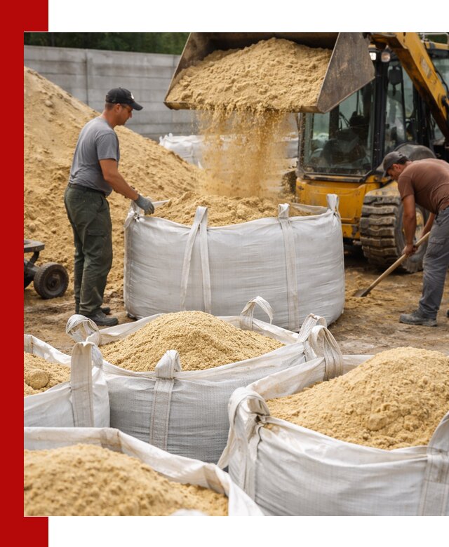 Поставка качественного песка для кладки в Борзе