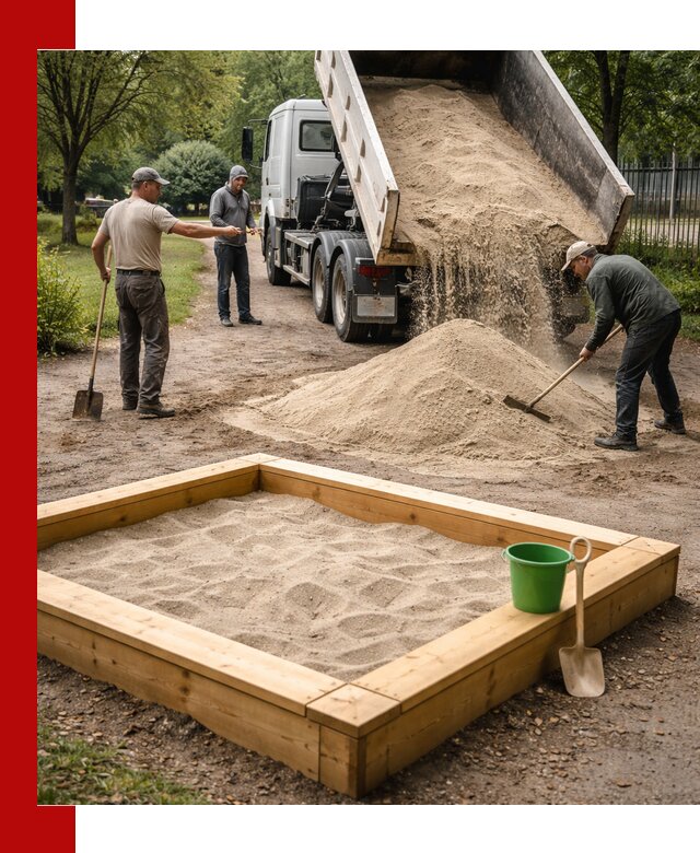 Песок для песочницы с доставкой в Борзе недорого и чистый