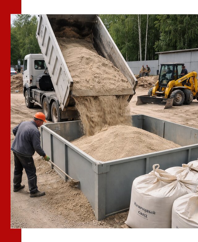 Кварцевый песок для фильтра в Борзе — доставка и качество