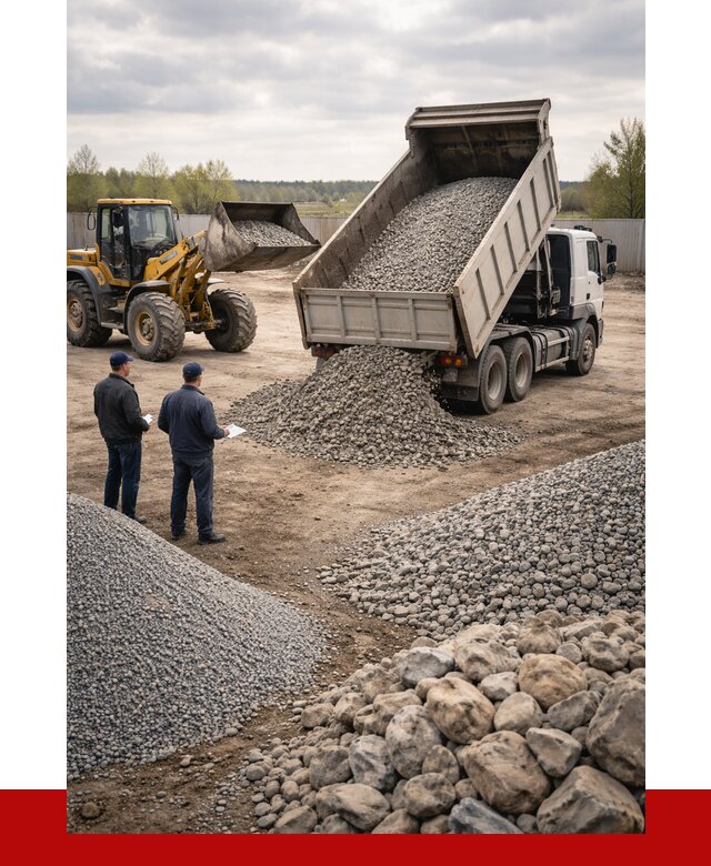 Гравий и камень с доставкой в Борзе от 4326 р. - ПРОНЕРУДБря