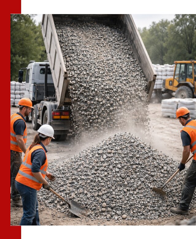 Доставка гравия и камня в Борзе оптом и в розницу