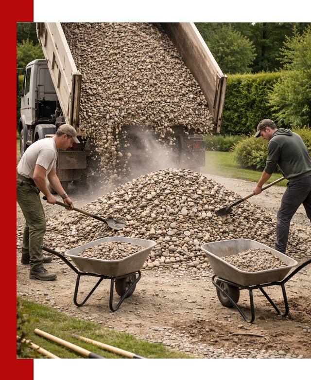 Доставка и продажа декоративной гальки в Борзе