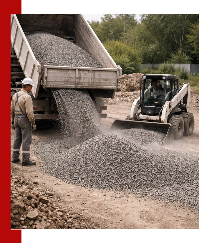 Доставка гравийного отсева 0-5 в Борзе оптом и в розницу