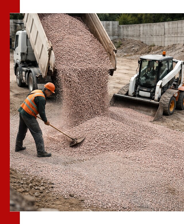 Крошка розовый гранит с доставкой в Борзе от производителя