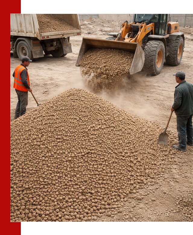 Керамзит фракция 10-20 с доставкой в Борзе