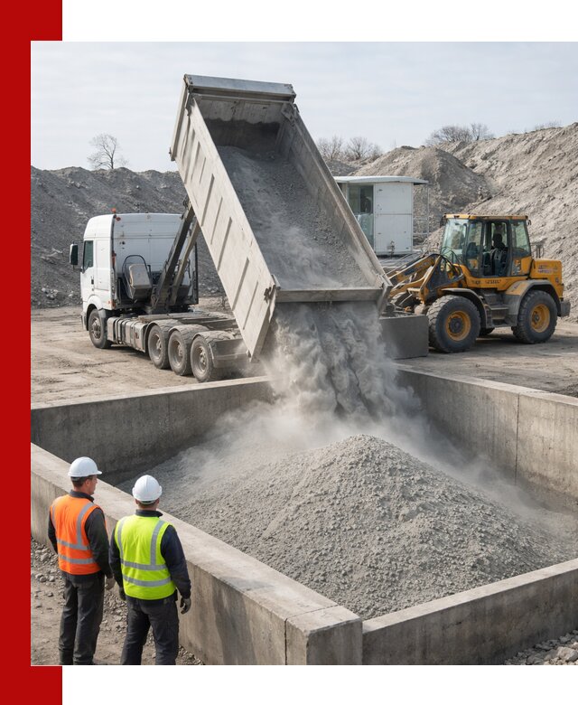 Доставка цемента навалом в Борзе крупными партиями