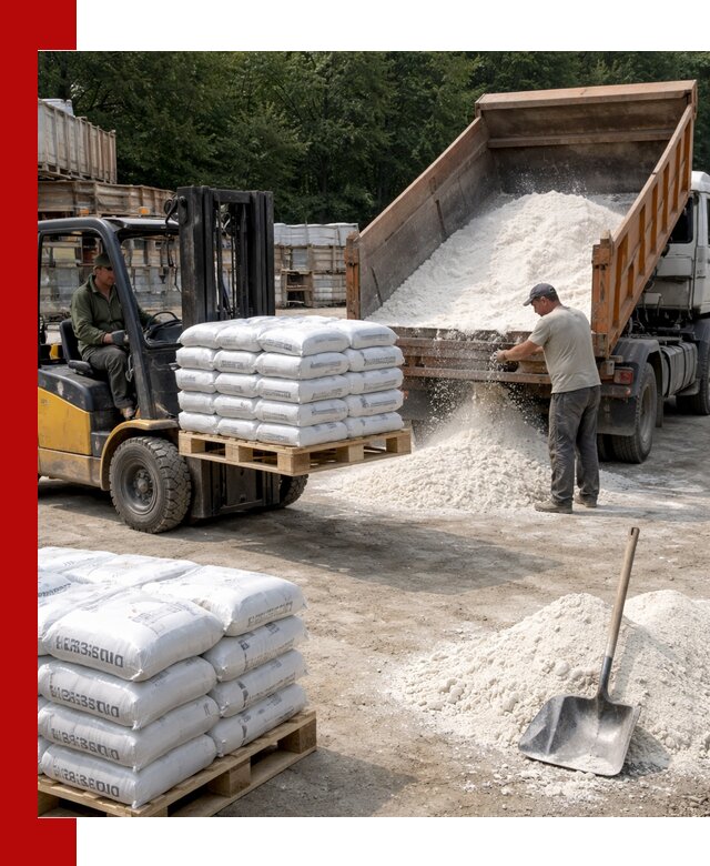 Доставка строительной извести оптом и в розницу в Борзе