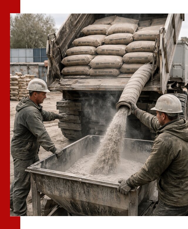 Доставка цемента М400 в Борзе оптом и в розницу