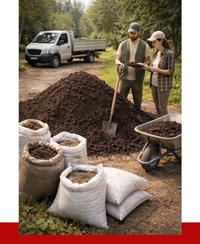 Купить грунт с доставкой в Борзе от 4635 р. за м3 | ПРОНЕРУДБря