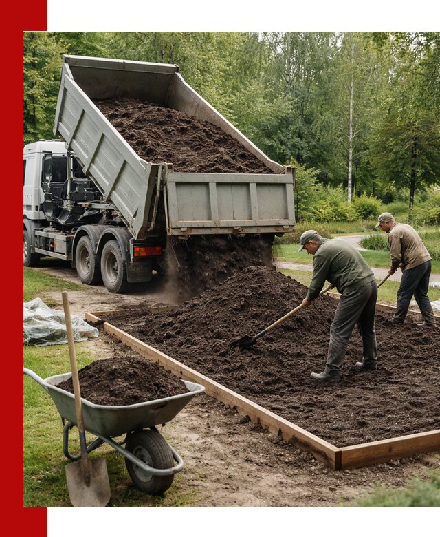 Доставка грунта для озеленения и благоустройства в Борзе