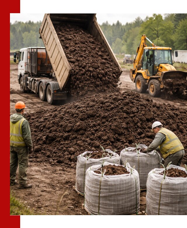 Доставка нейтрального торфа в Борзе оптом и в розницу