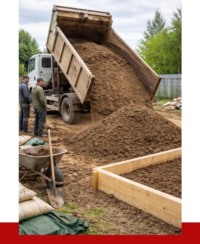 Торфо песчаная смесь в Борзе с доставкой от 1906 р. | ПРОНЕРУДБря