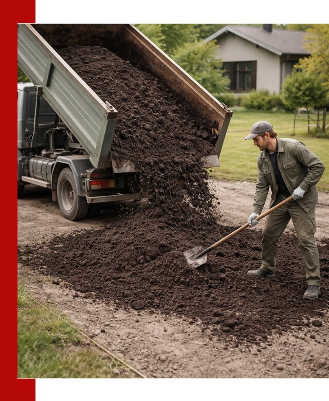 Чернозем для газона с доставкой в Борзе быстро и качественно