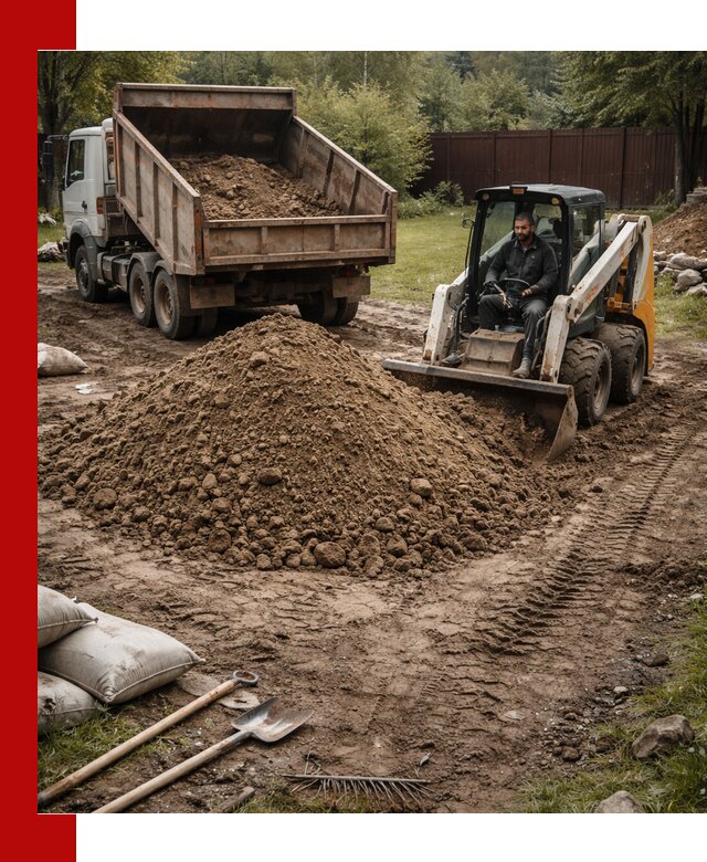 Суглинок для планировки участков в Борзе с доставкой и выгрузкой