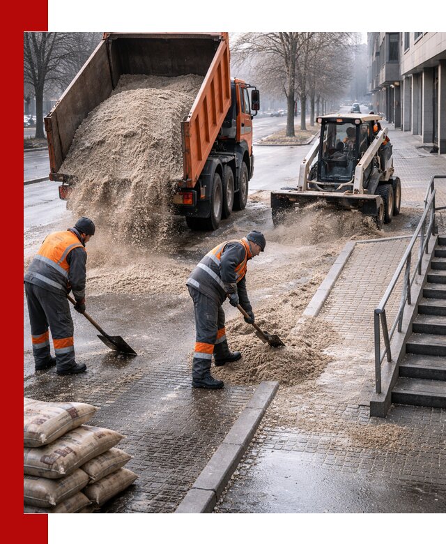 Поставка противогололедных материалов в Борзе