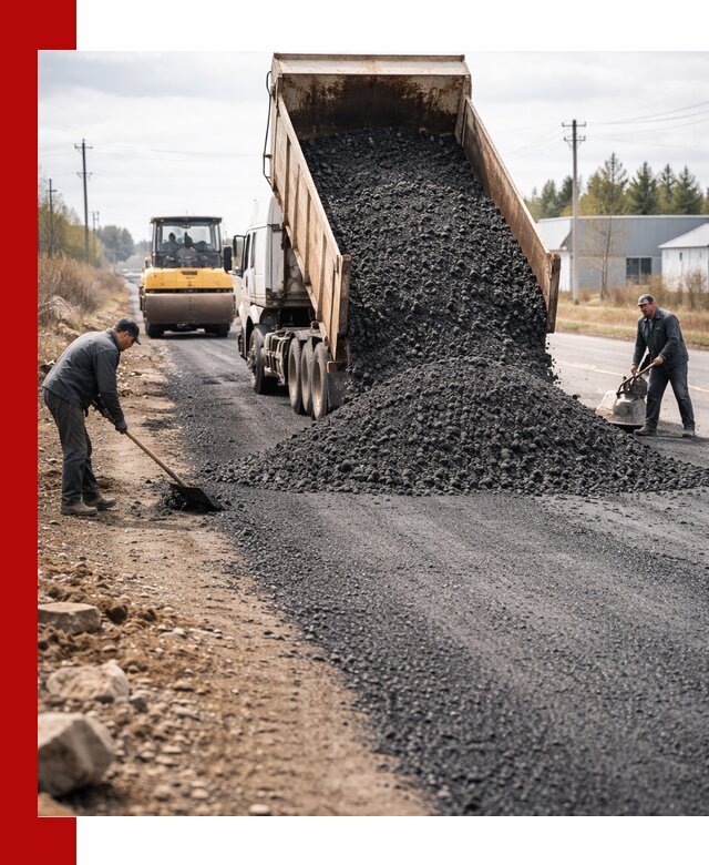 Асфальтовая крошка для дорог в Борзе — поставка и доставка