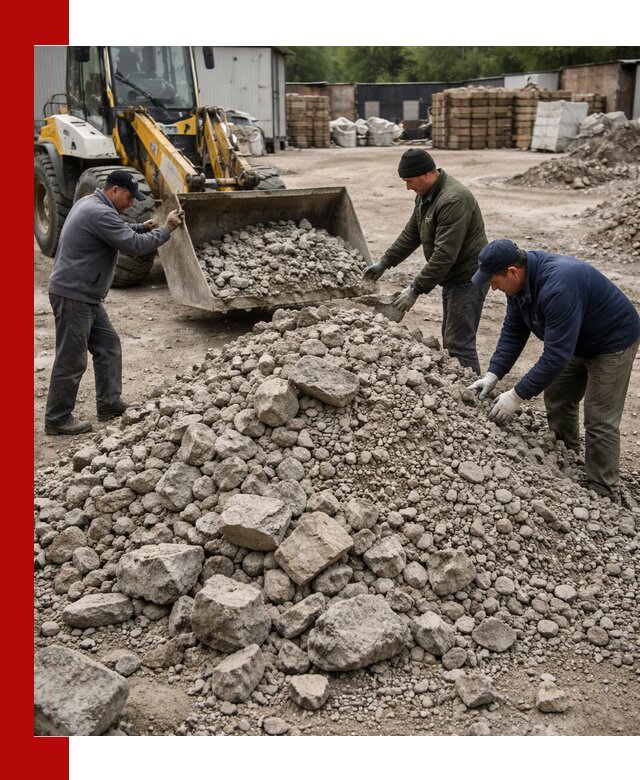 Демонтаж и вывоз бой бетона в Борзе