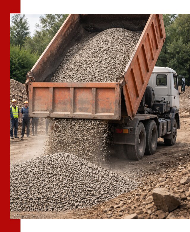 Доставка сыпучих материалов самосвалом в Борзе быстро и надежно