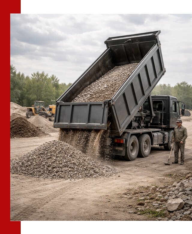 Доставка самосвалом 30 м3 по выгодным ценам в Борзе