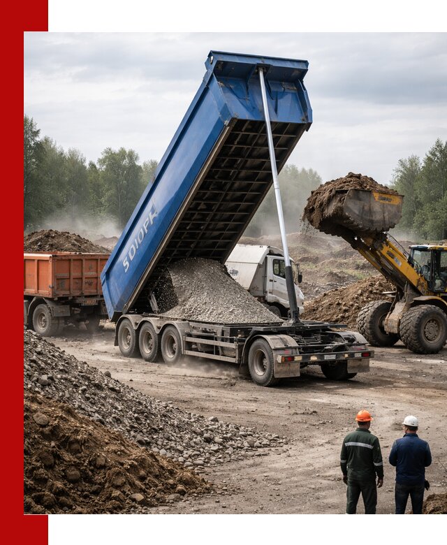 Аренда тонар 40 тонн в Борзе с доставкой материалов