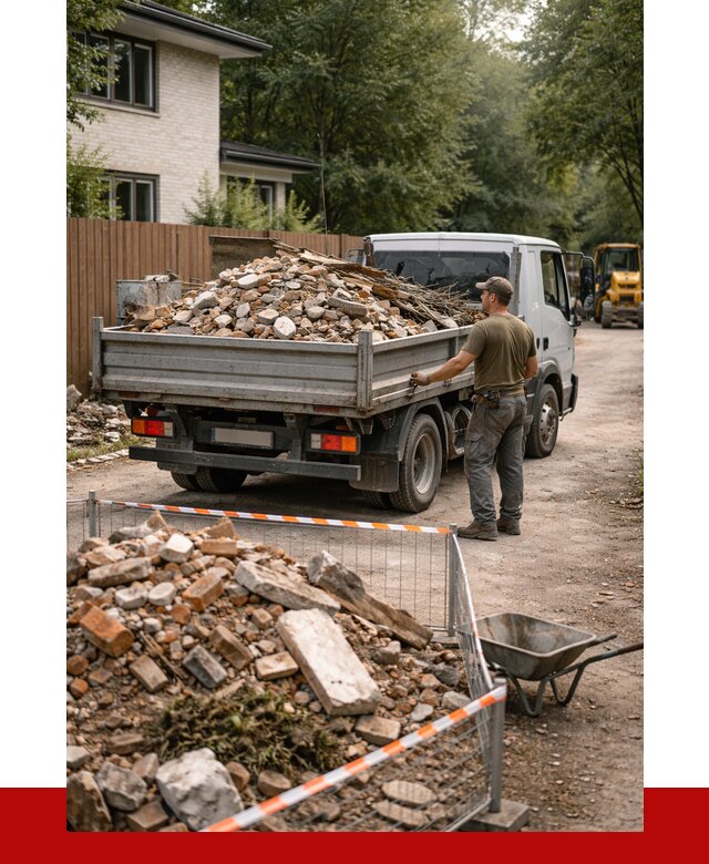 Вывоз строительного мусора с погрузкой в Борзе от 7726 р | ПРОНЕРУДБря