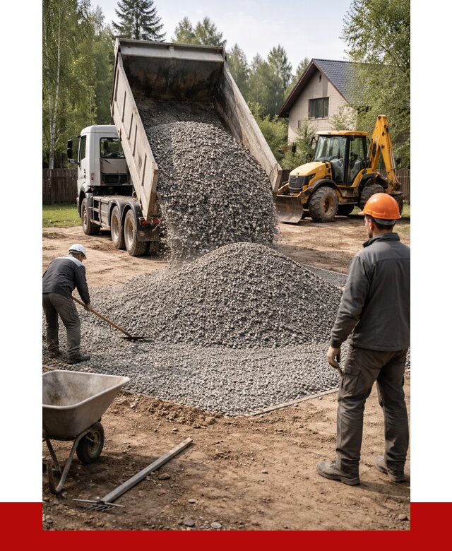 Отсыпка участка щебнем в Борзе от 6696 р. ПРОНЕРУДБря