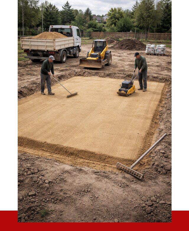 Устройство песчаной подушки в Борзе от 4635 р. ПРОНЕРУДБря