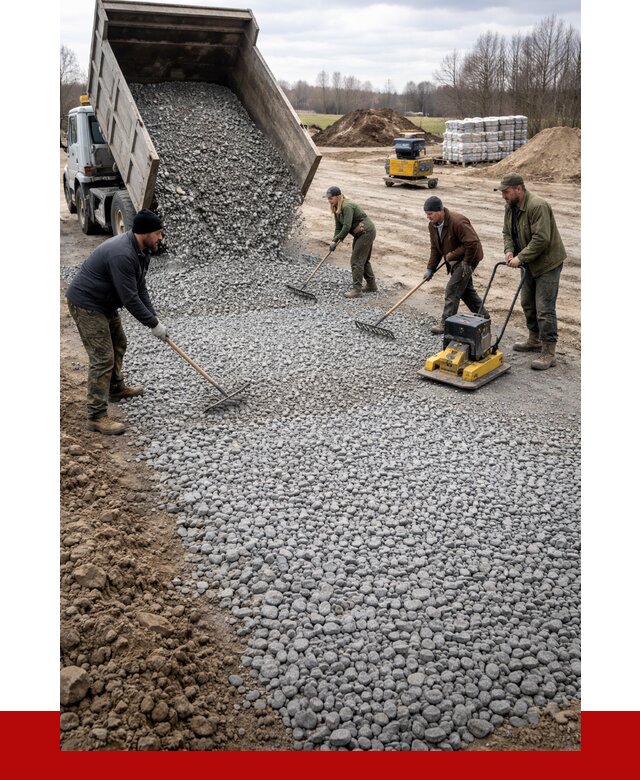 Устройство щебеночной подушки в Борзе от 4635 р. ПРОНЕРУДБря